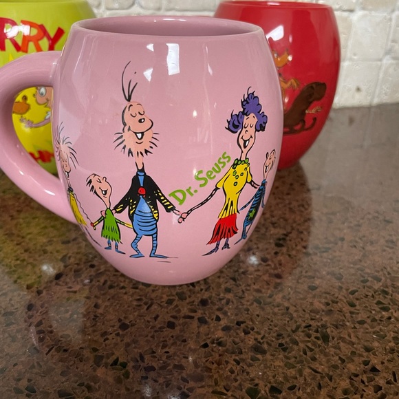 Dr.Seuss HoW The Grinch Stole Christmas Mug Set Like New - Picture 3 of 12